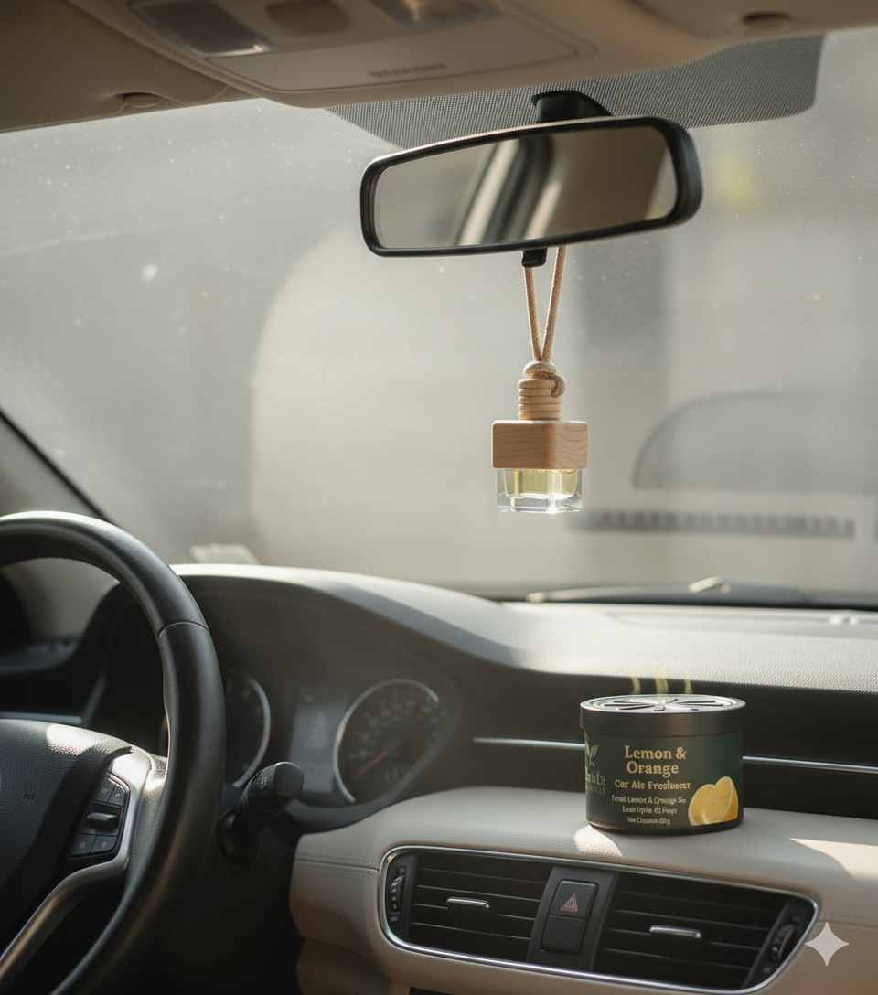How to Keep Your Car Fresh All Day | Shrida Naturals