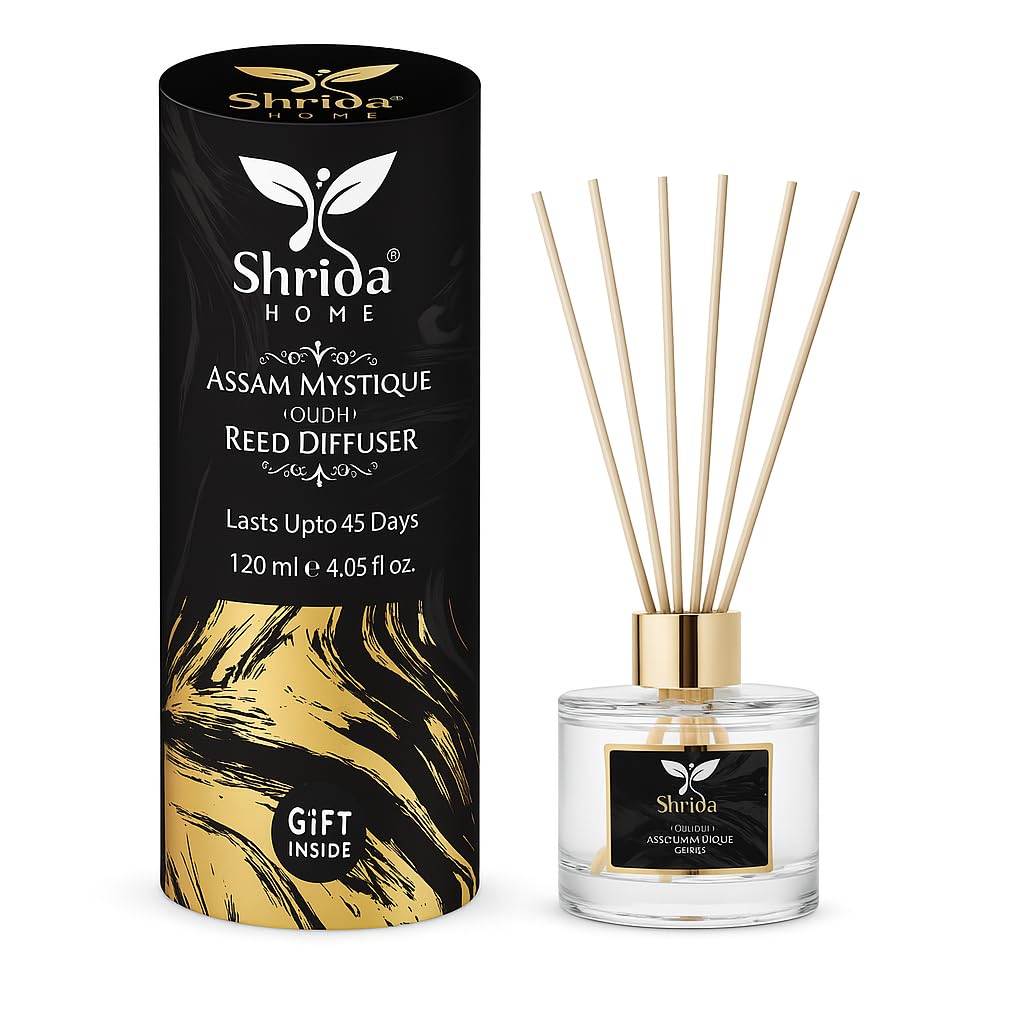 Shrida Reed Diffuser Sticks – White Aroma Reed Sticks for Long-Lasting Home Fragrance, Pack of 20