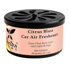 Shrida Naturals Citrus Blast Car Air Freshener Gel Pack of 1 (60g) | Long-Lasting Organic Car Perfume | Natural Odor Remover & Refreshing Car Fragrance Diffuser for Dashboard interior & Vents
