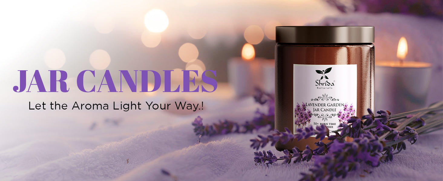 Lavender Garden Soy Jar Candle 180g