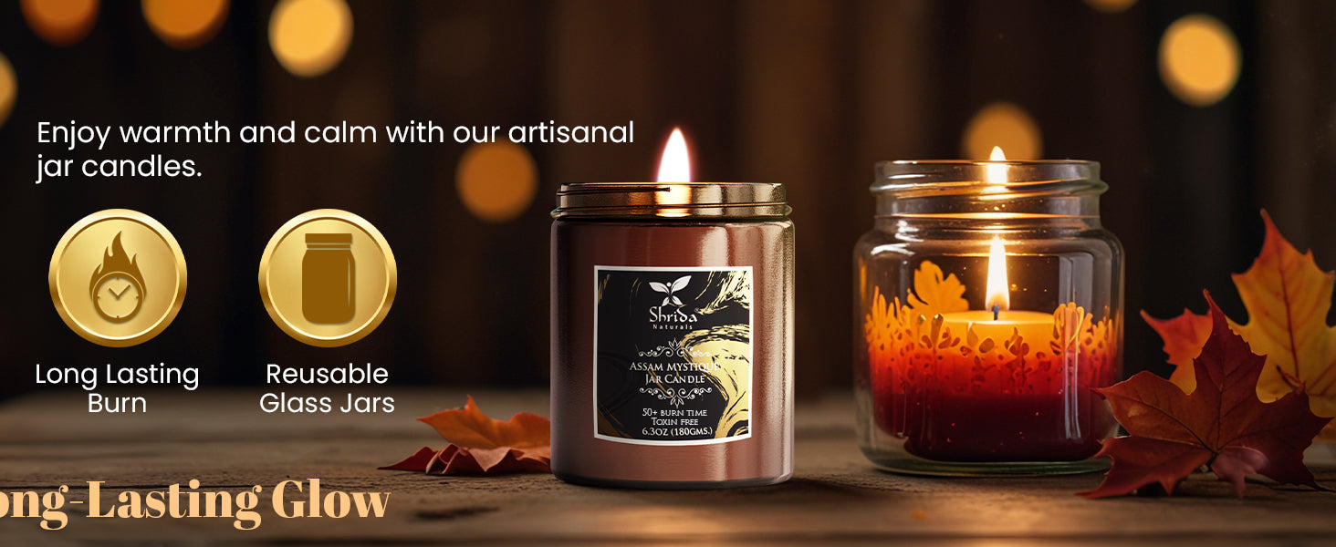 Assam Mystique Oudh Soy Jar Candle 180g