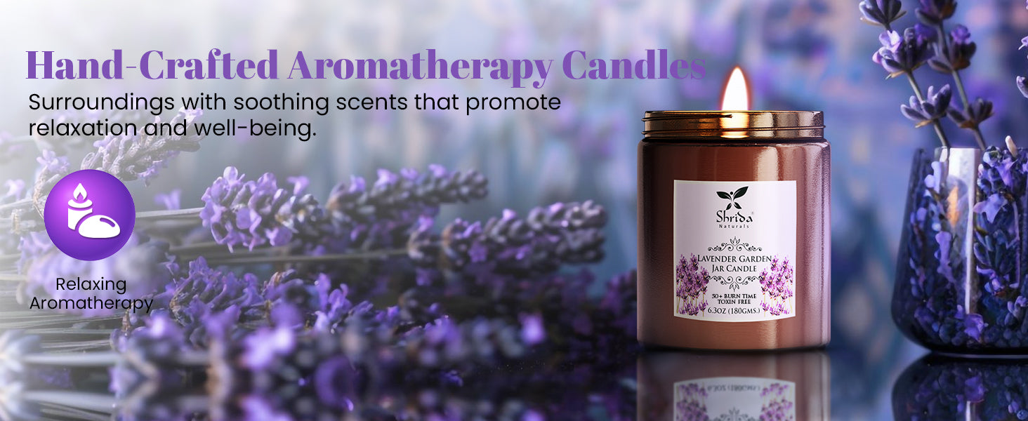 Lavender Garden Soy Jar Candle 180g