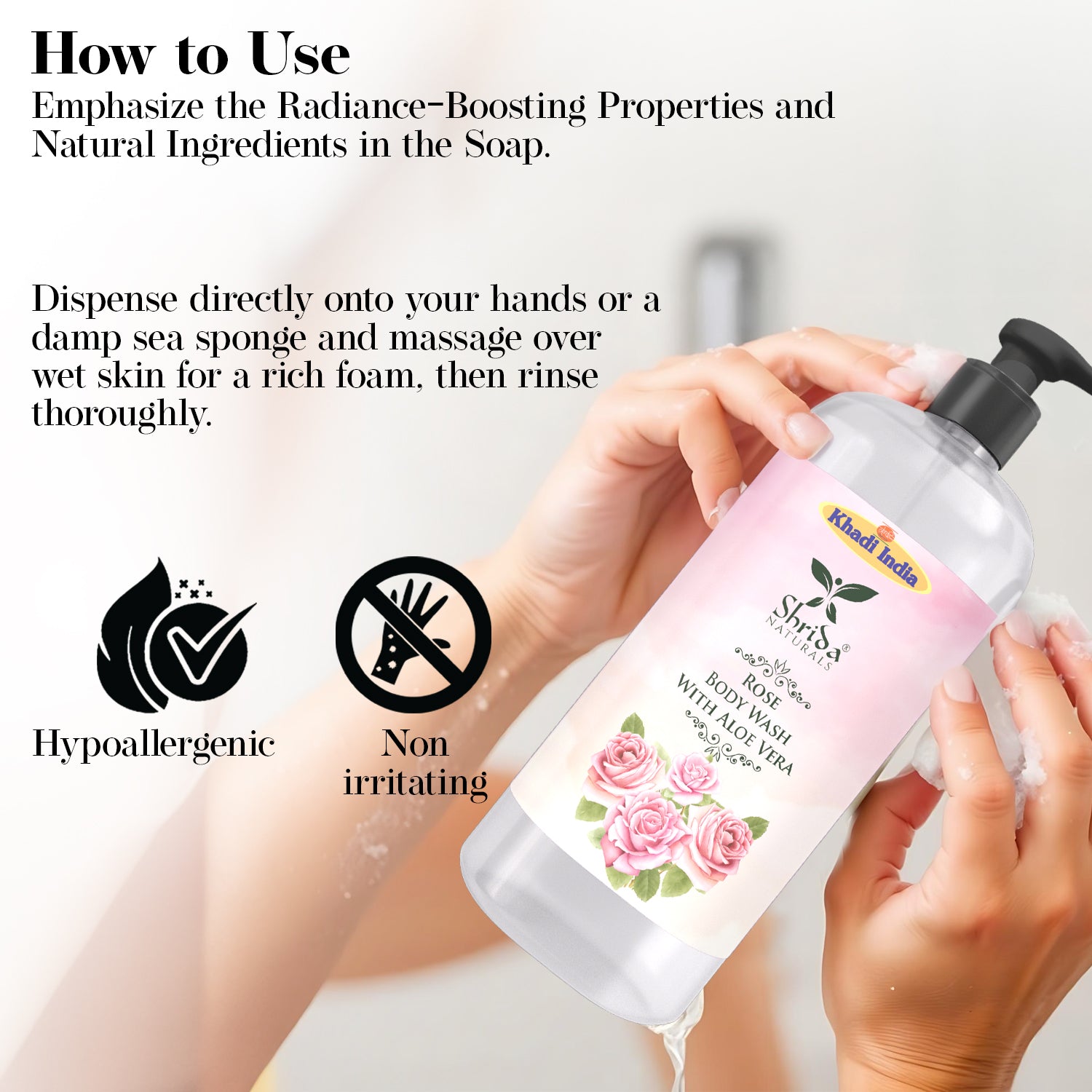 Rose Body Wash 500 ml