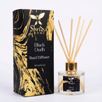 Shrida Black Oudh Reed Diffuser | 120ml with 6 Rattan Sticks