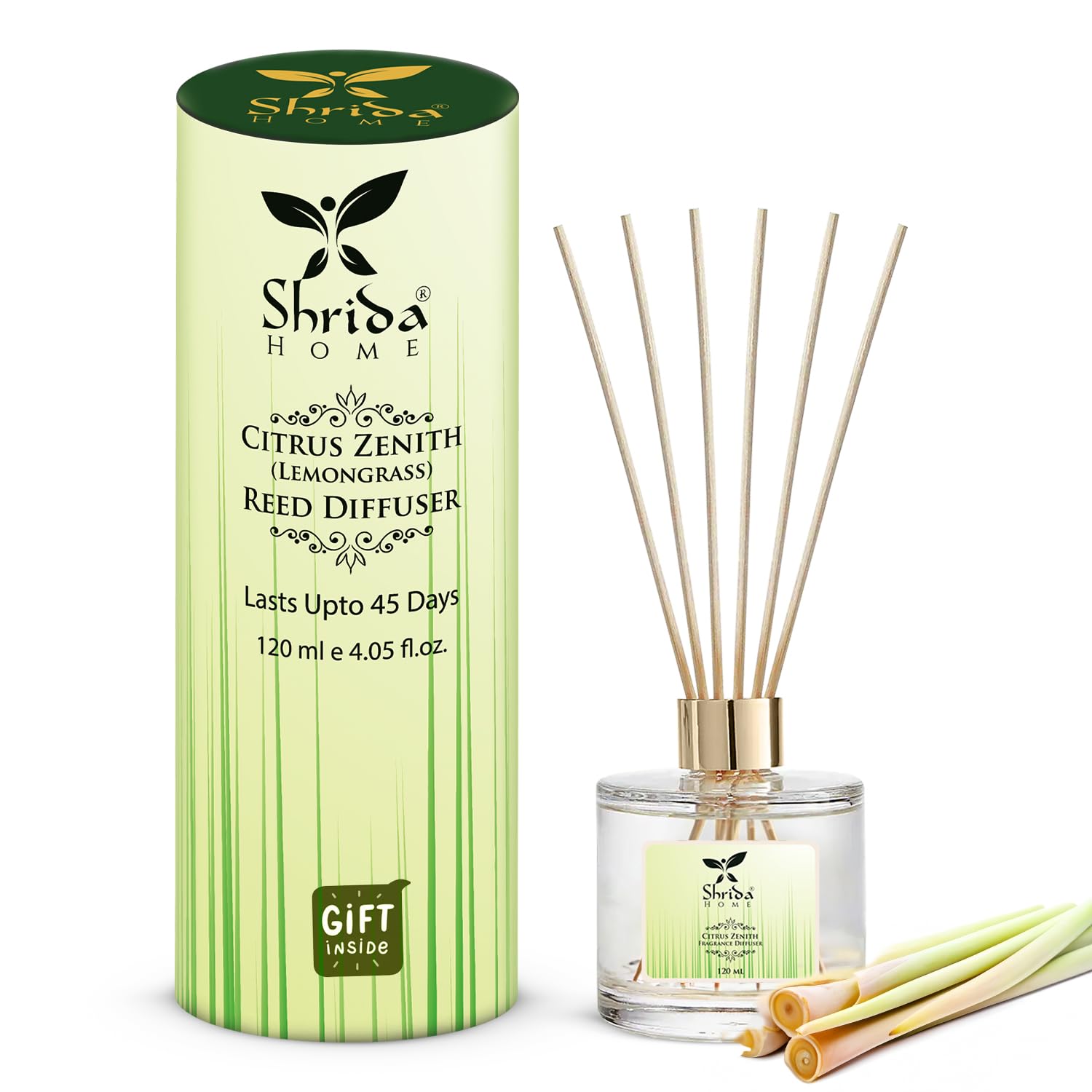 Citrus Zenith (Lemongrass)  Reed Diffuser 120 ml