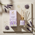Shrida Lavender Garden Reed Diffuser | 120ml with 6 Rattan Sticks