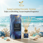 Shrida Oceanic Waves Reed Diffuser | 120ml with 6 Rattan Sticks