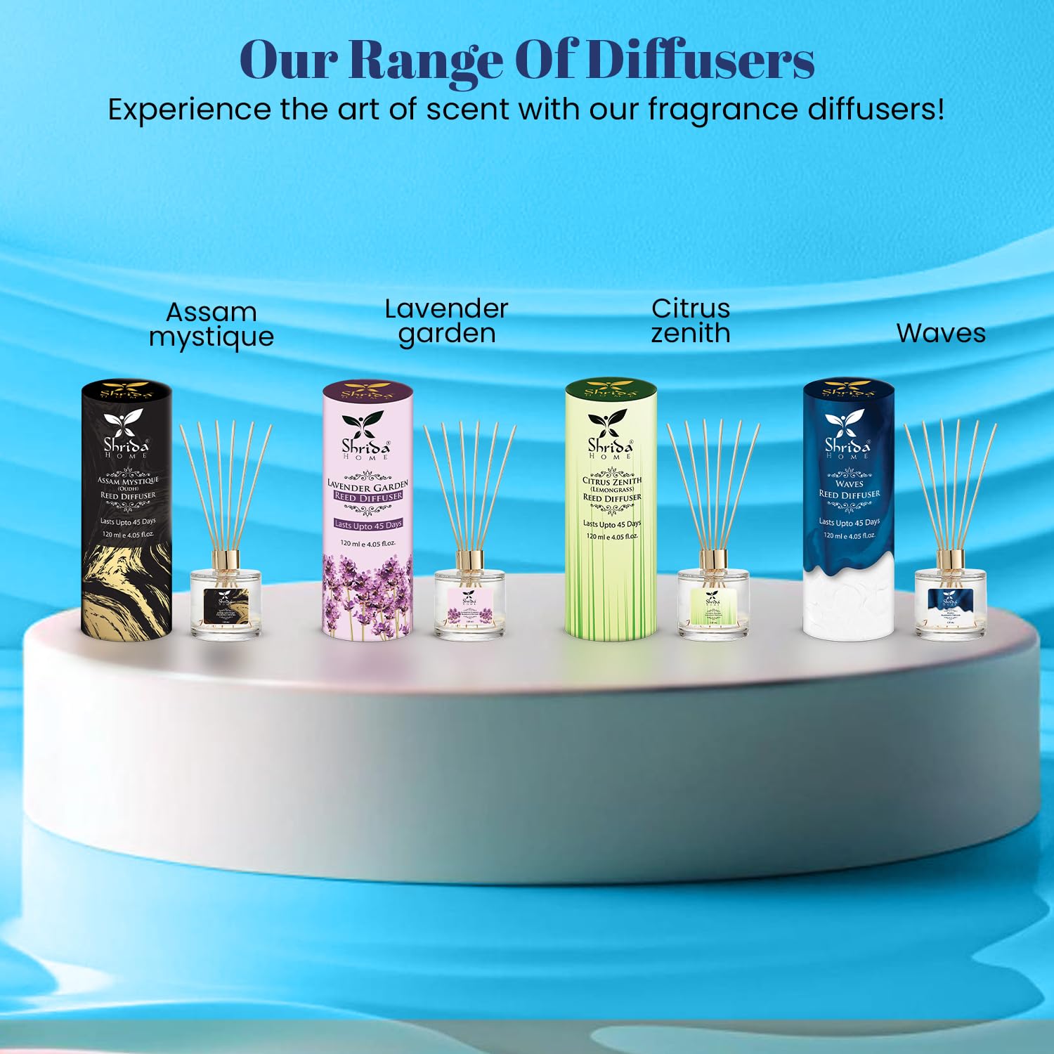 Waves  Reed Diffuser 120 ml